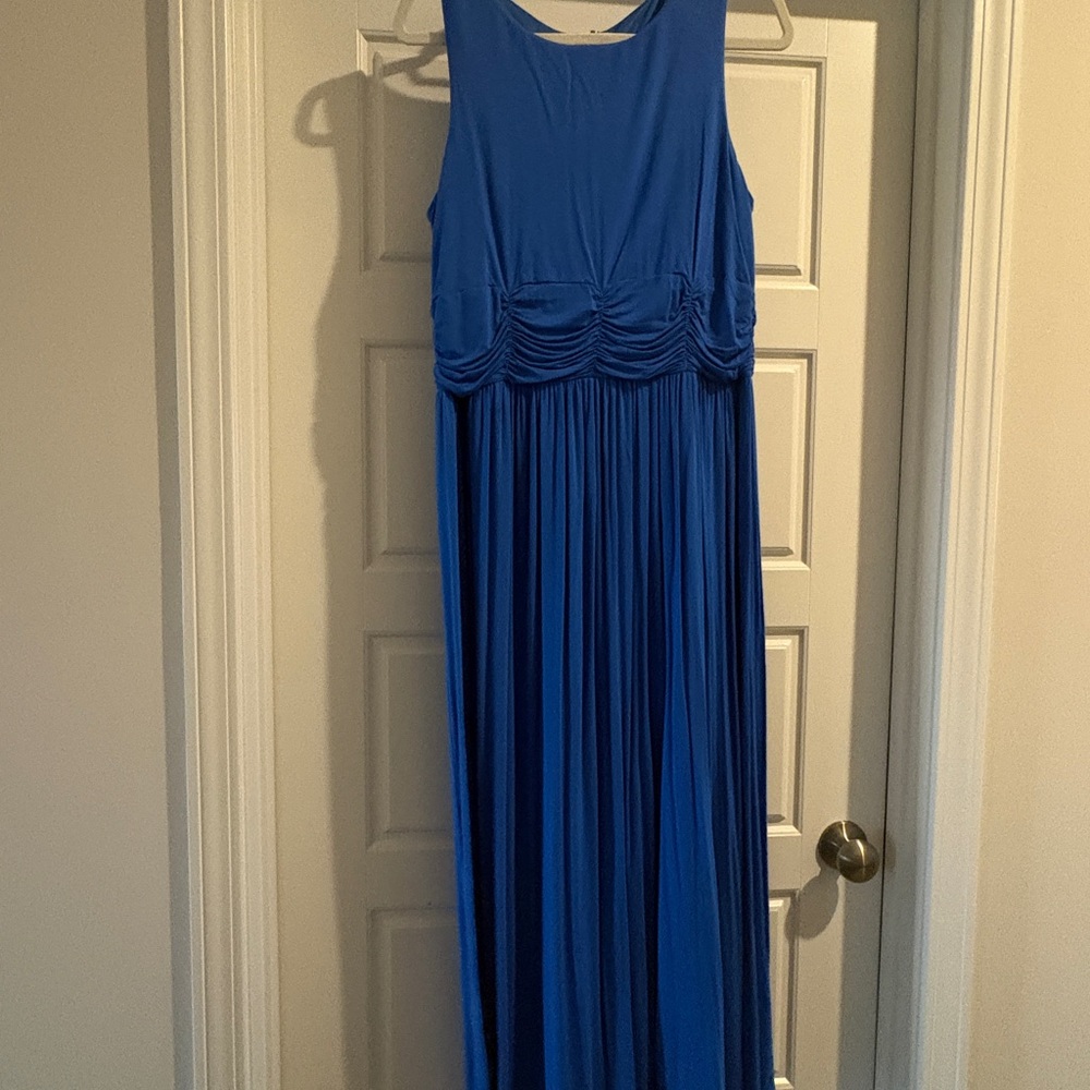 Soft Surroundings Royal Blue Maxi Dress